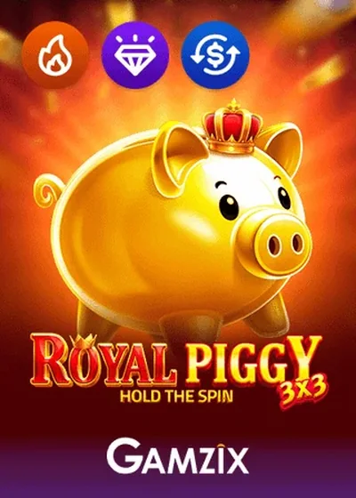 3X3 Royal Piggy Hold The Spin av Gamzix slot
